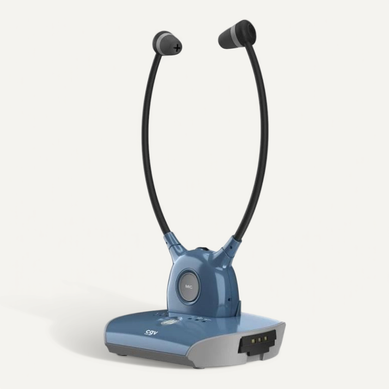Casque Sans Fil TV/hifi - Dolfin Saphir - Assistant Auditif - Micro Intégré - Prise Optique