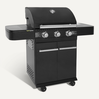 Barbecue Au Gaz Fyra Avec Thermomètre - 3 Brûleurs Barbecue Au Gaz Fyra Avec Thermomètre - 3 Brûleurs