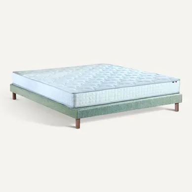 Ensemble Matelas Ressorts Fermes Biconiques Spectre + Sommier 140x190 Sommiervert Celadon Ensemble Matelas Ressorts Fermes Biconiques Spectre + Sommier 140x190 Sommiervert Celadon