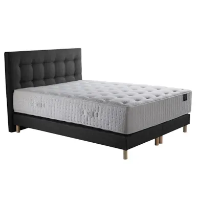 Ensemble Helios Tête De Lit Matelas Ressorts Ensaches Memoire De Forme Latex Anthracite 180x200cm Ensemble Helios Tête De Lit Matelas Ressorts Ensaches Memoire De Forme Latex Anthracite 180x200cm