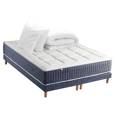 Pack Matelas Ressort King Style 180x200 Accueil Mémoire De Forme Sommier + Couette + Oreillers Pack Matelas Ressort King Style 180x200 Accueil Mémoire De Forme Sommier + Couette + Oreillers
