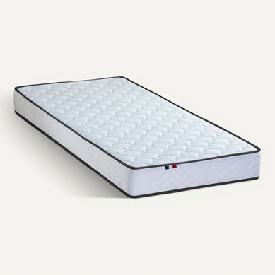 Matelas mousse 90x200 cm ADEONA ép.14 cm Matelas mousse 90x200 cm ADEONA ép.14 cm vue 3/4