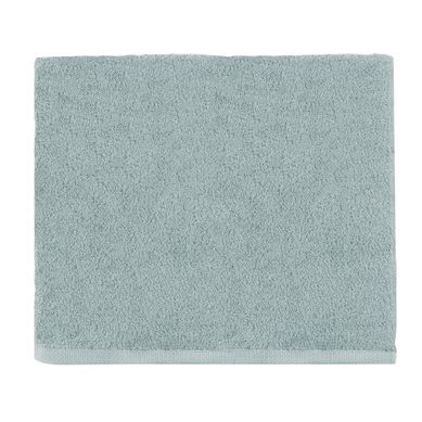 Serviette Invité Unie En Coton Gris Plume 30x50
