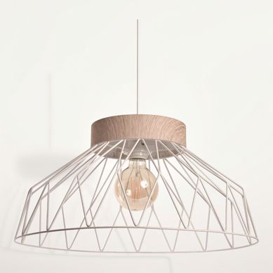 Suspension CLAYTON Blanc Suspension CLAYTON Blanc vue de face