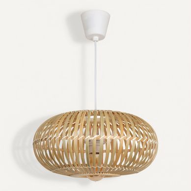 Suspension D. 38 cm MAILAN Naturel Suspension D. 38 cm MAILAN Naturel vue de face