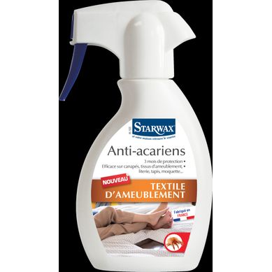 Traitement anti-acariens pour STARWAX textile d'ameublement 250 ml Traitement anti-acariens pour STARWAX textile d'ameublement 250 ml vue de face