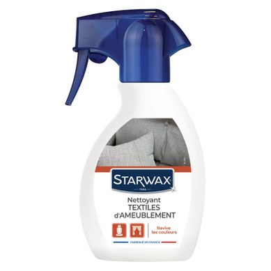 Nettoyant textile ameublement STARWAX Nettoyant raviveur 250 ml Nettoyant textile ameublement STARWAX Nettoyant raviveur 250 ml vue de face