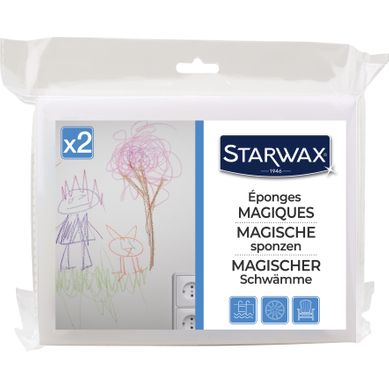 STARWAX  Eponges magiques x2