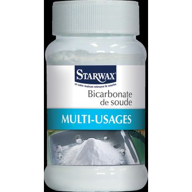 Bicarbonate de soude 500 g STARWAX Bicarbonate de soude 500 g STARWAX vue de face