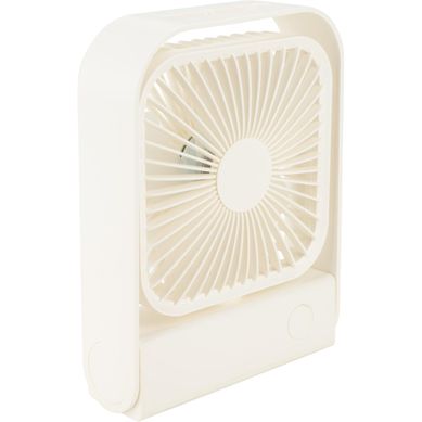 Ventilateur De Table Rechargeable 15 Cm - Blanc - Voltman Ventilateur De Table Rechargeable 15 Cm - Blanc - Voltman