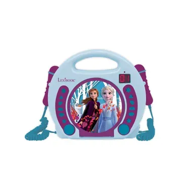 Lecteur Cd Portable Avec 2 Microphones Reine Des Neiges