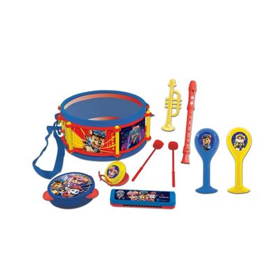 Set Musical Enfant 7 Pièces Avec Tambour Rangement - Dès 3 Ans Set Musical Enfant 7 Pièces Avec Tambour Rangement - Dès 3 Ans