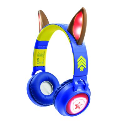Casque Lumineux Pliable Bluetooth Et Filaire Chase De La Pat' Patroulle Avec Limitation Du Volume