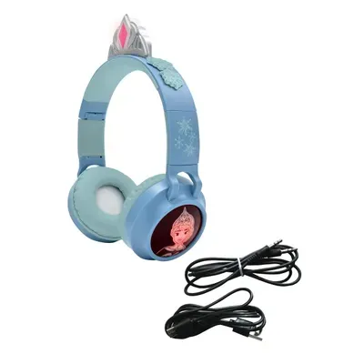 Casque Lumineux Pliable Bluetooth Et Filaire La Reine Des Neiges Avec Limitation Du Volume Casque Lumineux Pliable Bluetooth Et Filaire La Reine Des Neiges Avec Limitation Du Volume
