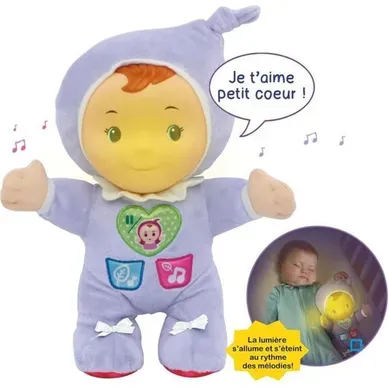 Louison Mon Lumi Poupon Interactif Musical — Visage Lumineux, 40 Mélodies