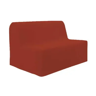 Housse BZ Unie Dos Nu Orange 140x200 Housse BZ Unie Dos Nu Orange 140x200