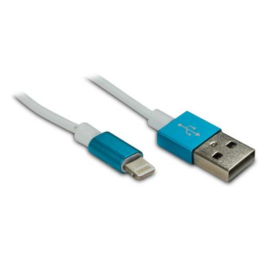 Câble Pops Cable Mfi /usb-a Pour iPhone iPad 1 M - Bleu Câble Pops Cable Mfi /usb-a Pour iPhone iPad 1 M - Bleu