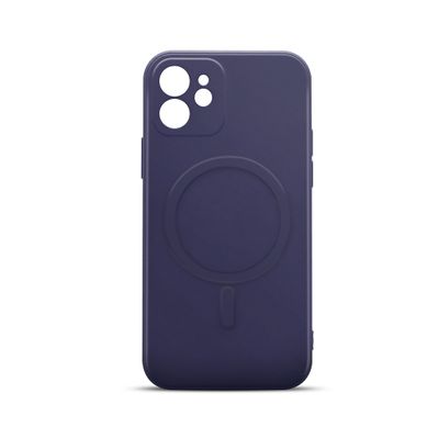 Coque Souple Compatible Magsafe Pour iPhone 12/12 Pro - Bleue Coque Souple Compatible Magsafe Pour iPhone 12/12 Pro - Bleue