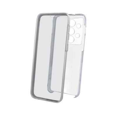 Coque Semi-rigide 360° Pour Samsung A03 - Transparente / Grise Coque Semi-rigide 360° Pour Samsung A03 - Transparente / Grise