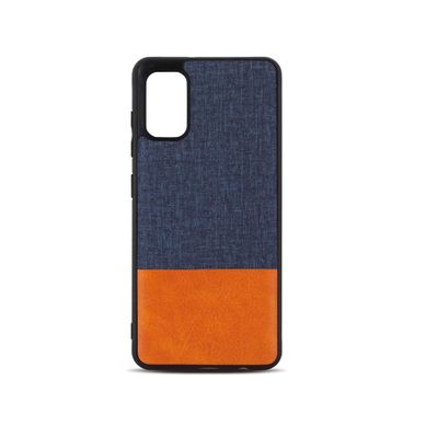 Coque Souple Bi-matière Pour Samsung A41 - Bleue Et Orange Coque Souple Bi-matière Pour Samsung A41 - Bleue Et Orange