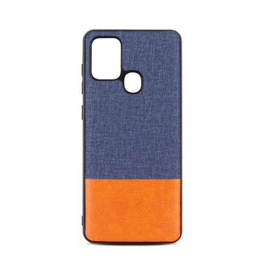 Coque Souple Bi-matière Pour Samsung A21s - Bleue Et Orange Coque Souple Bi-matière Pour Samsung A21s - Bleue Et Orange