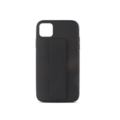 Coque Semi-rigide Magnétique Avec Support Pour iPhone 12/12 Pro - Noire Coque Semi-rigide Magnétique Avec Support Pour iPhone 12/12 Pro - Noire
