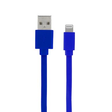Câble Mfi / Usb-a Plat Pour iPhone iPad 1 M - Bleu Câble Mfi / Usb-a Plat Pour iPhone iPad 1 M - Bleu