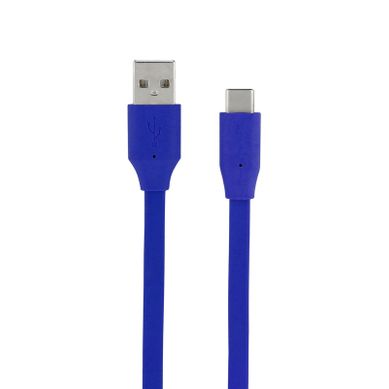 Câble Usb-c /usb-a Plat 1 M - Bleu Câble Usb-c /usb-a Plat 1 M - Bleu