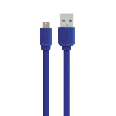Câble Micro Usb /usb-a Plat 1 M - Bleu Câble Micro Usb /usb-a Plat 1 M - Bleu