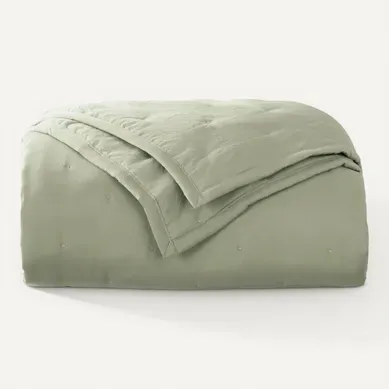 Plaid 150x200 Vert Lichen En Polyester Plaid 150x200 Vert Lichen En Polyester