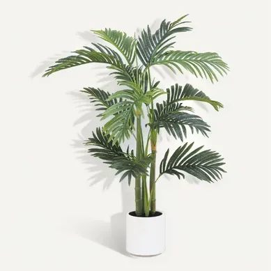 Palmier Artificiel Pot Blanc 110cm Palmier Artificiel Pot Blanc 110cm