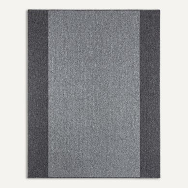 Tapis 133x170 cm POLO Gris vue de face