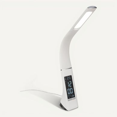 Lampe de bureau LED H. 37 cm FLEX Blanche Lampe de bureau LED H. 37 cm FLEX Blanche vue 3/4
