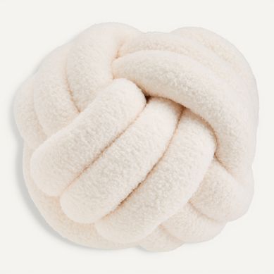 Coussin Ø 28 cm FJORD Blanc Coussin Ø 28 cm FJORD Blanc vue de face