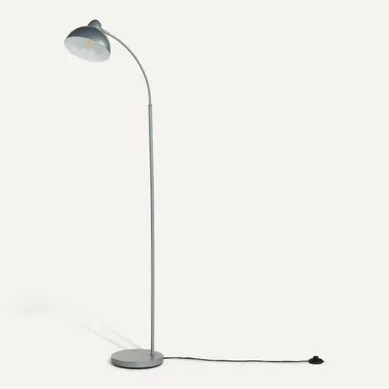 Lampadaire arc H. 154 cm MIRA Argent Lampadaire arc H. 154 cm MIRA Argent vue 3/4