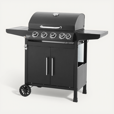 Barbecue Gaz 5 Brûleurs Paarl 4sb, Thermomètre, 60x42 Cm Barbecue Gaz 5 Brûleurs Paarl 4sb, Thermomètre, 60x42 Cm