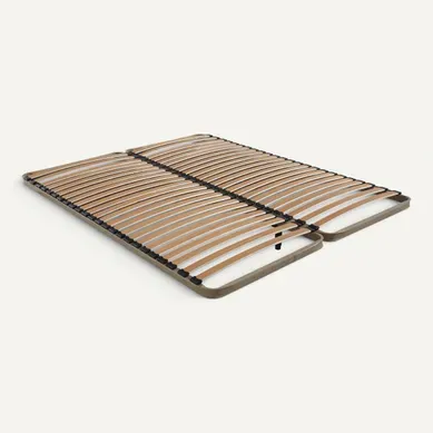 Cadre lattes 2x80x200 cm EBAC Réf.224 Cadre lattes 2x80x200 cm EBAC Réf.224 vue 3/4
