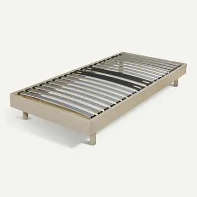 Sommier en kit 90x190 cm EBAC DECOKIT décor chêne clair Sommier en kit 90x190 cm EBAC DECOKIT décor chêne clair vue 3/4