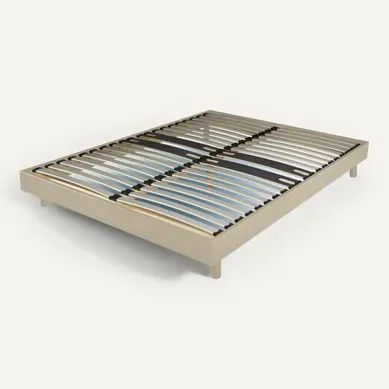 Sommier en kit 160x200 cm EBAC DECOKIT décor chêne clair vue 3/4