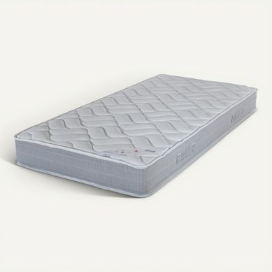 Matelas mousse 90x200 cm EBAC WAVE relaxation ép.19 cm Matelas mousse 90x200 cm EBAC WAVE relaxation ép.19 cm vue 3/4