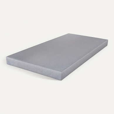 Sommier Déco Sr9 - Gris Clair 90x190 - Lattes Bois - H.13 Cm - Made In France