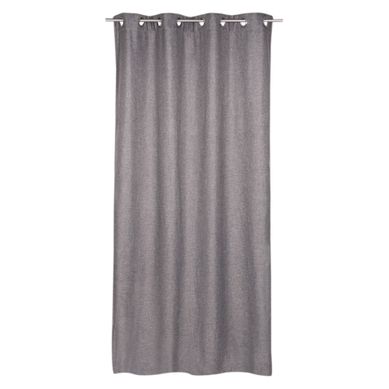 Rideau isolant 140x250 cm BOSTON Gris Rideau isolant 140x250 cm BOSTON Gris vue de face