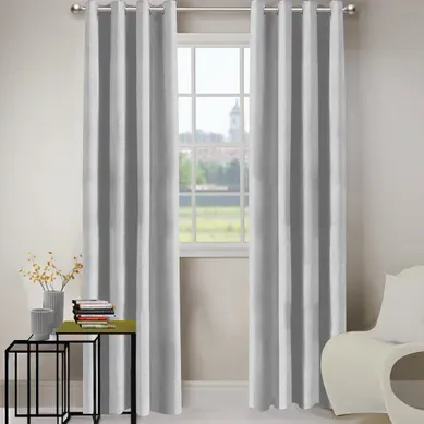 Rideau isolant 140x260 cm WILLY Ecru Rideau isolant 140x260 cm WILLY Ecru vue d'ambiance 1