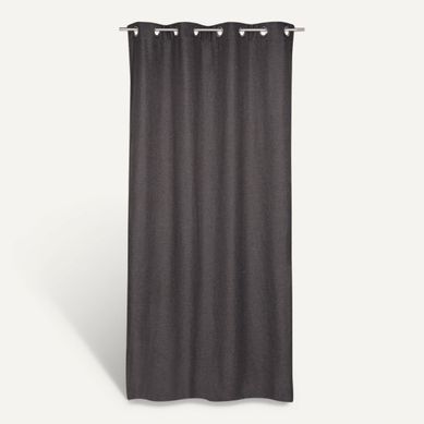 Rideau isolant 140x250 cm BOSTON Gris foncé Rideau isolant 140x250 cm BOSTON Gris foncé vue de face