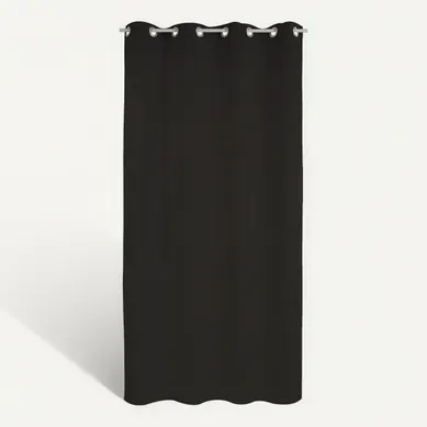 Rideau isolant 140x240 cm FINLAND Noir Rideau isolant 140x240 cm FINLAND Noir vue de face