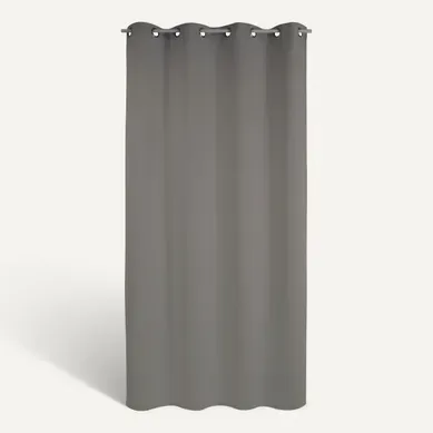 Rideau occultant 140x240 cm ATLANTIC Gris Rideau occultant 140x240 cm ATLANTIC Gris vue de face