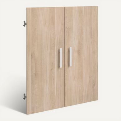 Lot de 2 portes MAYENCE Chêne clair Lot de 2 portes MAYENCE Chêne clair vue 3/4