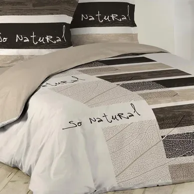 Housse De Couette 240x260 + 2 Taies So Natural Coton Housse De Couette 240x260 + 2 Taies So Natural Coton