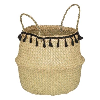 Panier Pliant Roseau Alina Noir D30 Panier Pliant Roseau Alina Noir D30