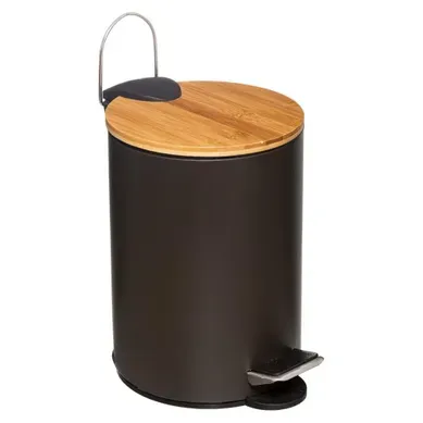 Poubelle À Pédale 3l Charbon Modern Poubelle À Pédale 3l Charbon Modern